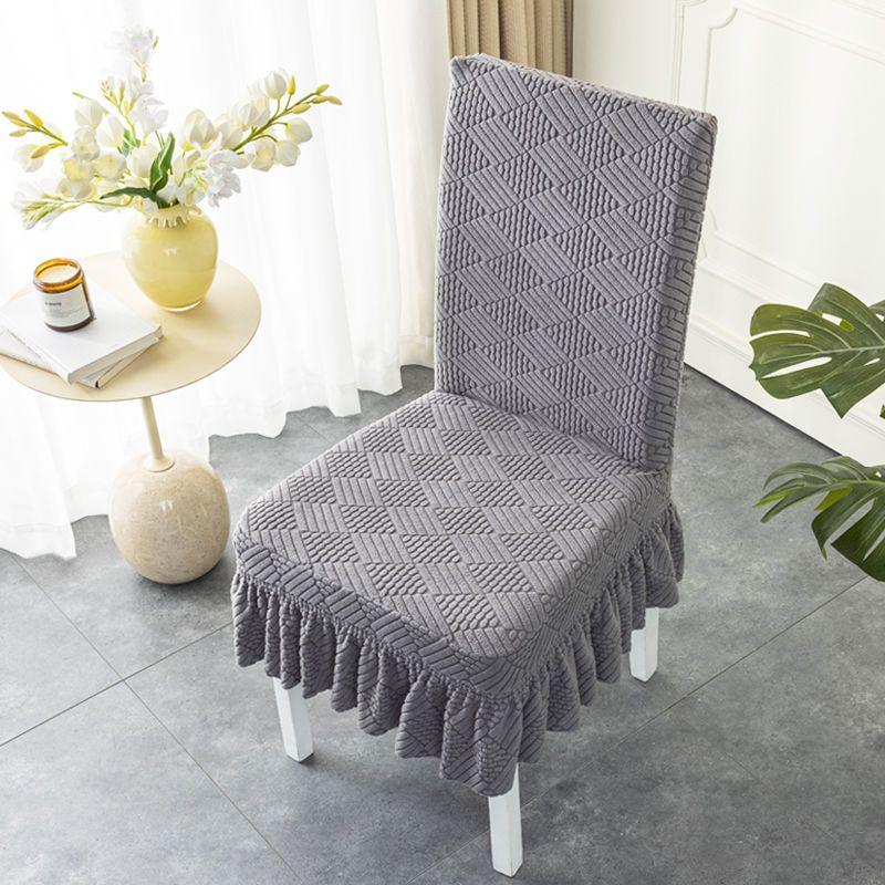 Chair Cover Universal Stool Four Seasons Universal Chair Cover Home Dining Table Backrest Integrated Seat Cover Elastic Chair Cover