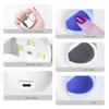 Mini nail art light therapy light LED quick drying nail oil glue baking light