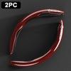 2pcs Carbon Fiber Car Steering Wheel Cover with Non-Slip Lining for Mercedes Benz AMG W212 W211 W213 W203 W205 W204 Accessories RW7