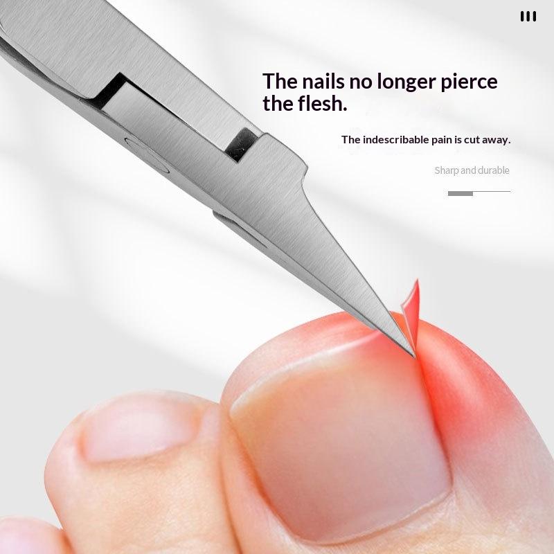 1Pcs Straight Blade Toenail Nail Clippers Trimming Thick Ingrown Toenails Rhinestone Remover Gem Clipper Manicure Nail Tools