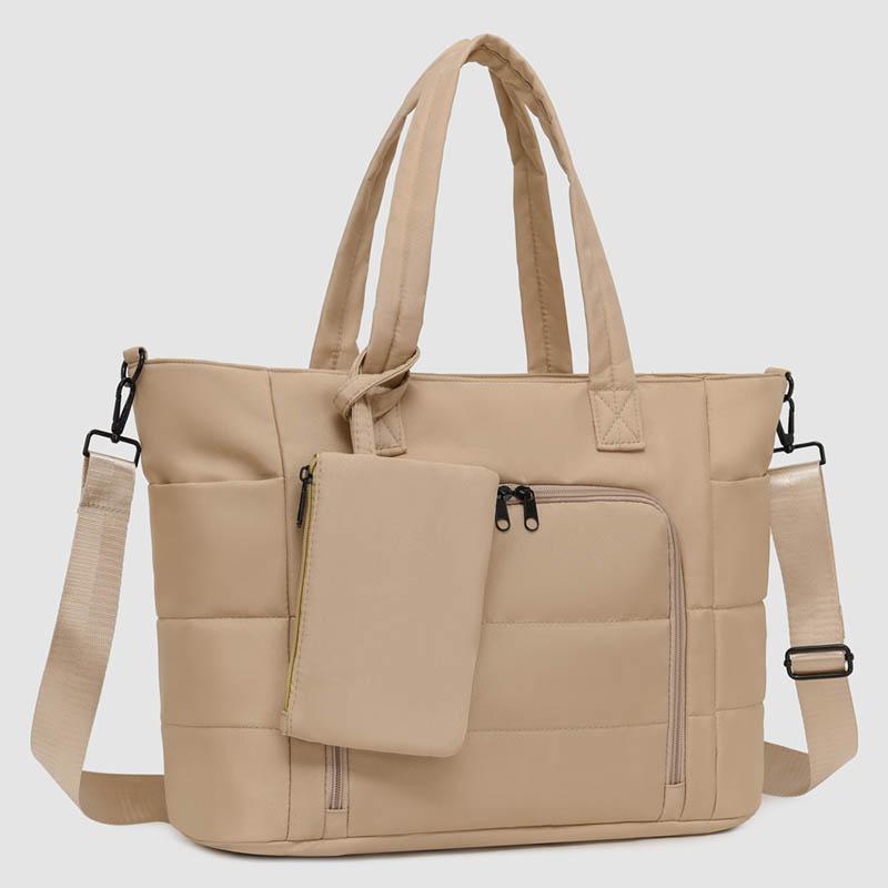 Neue Tragetasche mit großem Fassungsvermögen, vielseitige Handtasche für Damen, Pendeltasche, Umhängetasche, mehrere Fächer, Wickeltasche