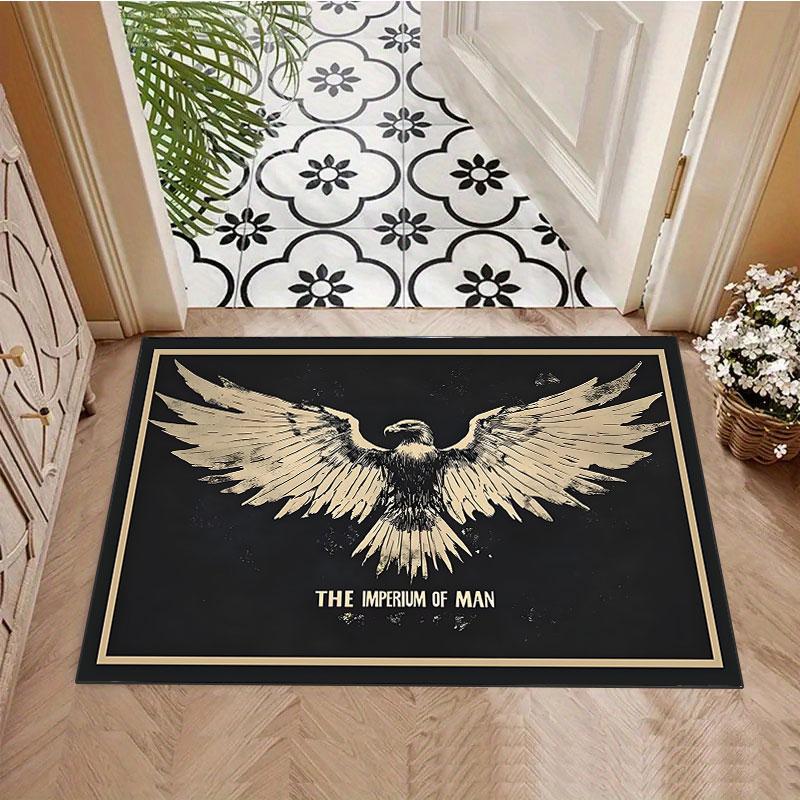 Imperial Fortress World Double-Headed Eagle Carpet, suitable for living room, bedroom, game room, computer room and home décor.