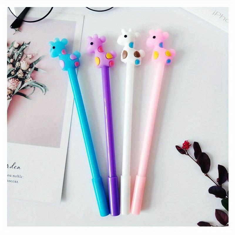 1PC Cute Cartoon Creative Candy Color Kawaii Deer Gel Pen Stationery (Random Color)