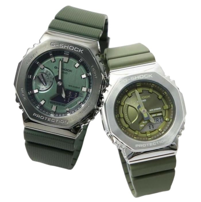 

Casio CASIO Watch G-SHOCK BABY-G Pair Watch Genuine Pair Case Casio Set of 2 GM-2100B-3AJF GM-S2100-3AJF Metal Series Ana-Digi Quartz