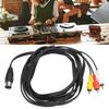 Flexible DIN 8 Pin Male To 3RCA Male Cable 9.8ft DIN 8 Pin To 3RCA  Musical Instrument