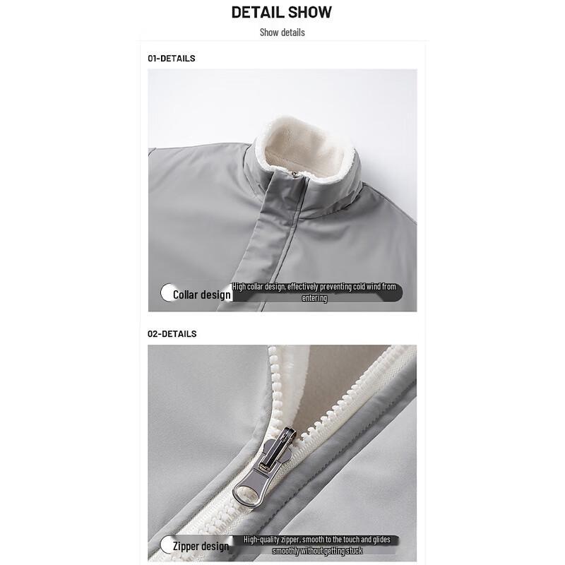 Mark Fairwhale Men's Thickened Stand-Collar Puffer Jacket