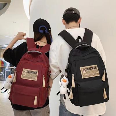 New Large-capacity Letter Backpack Trendy Unisex Lightweight Backpack