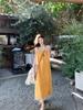 Bohemian Korean-Style Tassel Camisole Dress & Layered Lace Cover-Up Set for Women (Summer)