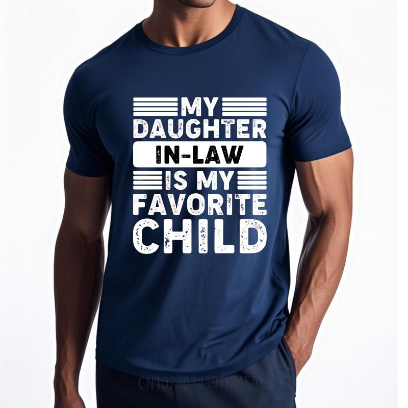 Anime Mann Sommer T-Shirt Meine Schwiegertochter Ist Mein Lieblingskind Kurzarm Neu Angekommen Rundhals Jungen Oberteile Marke T-Shirt