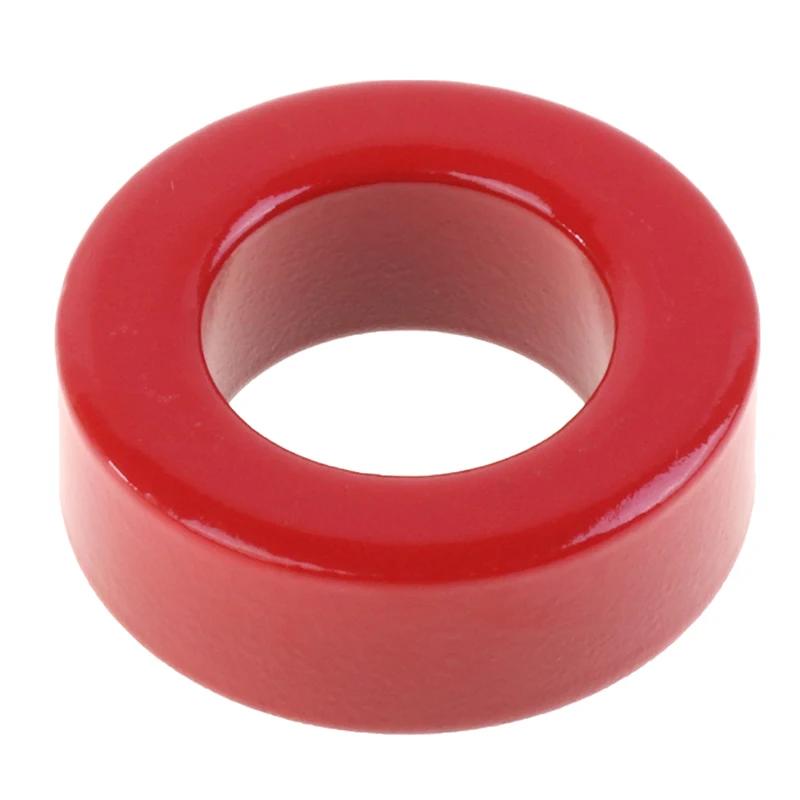 

1PC PC T200-2/T157-2 Iron Ferrite Toroid Cores 51*32*14mm/40*24*14.5 Mm For Inductors Iron Powder Core Red Ring Low Permeability