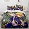 HUNTER×HUNTER Bedding Set Single Twin Full Queen King Size Bed Set Adult Kid Bedroom Duvet Cover Sets Bed Furniture Set Bedroom