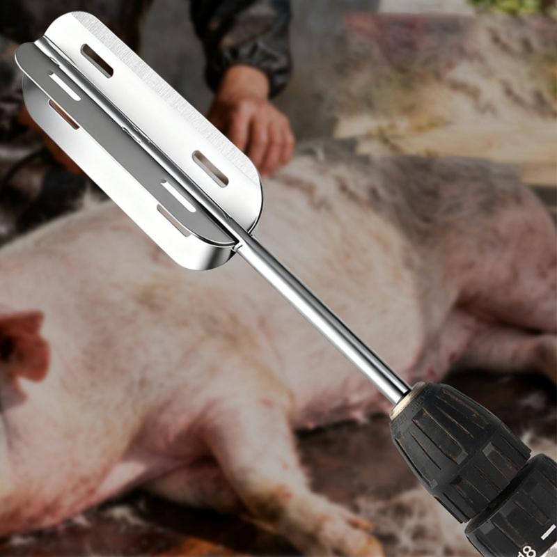 High Efficiency Livestock Dehairing Blade Hair Removal Tool For Electric Drills Stable Iron Pig Scrapers Tool for Pig