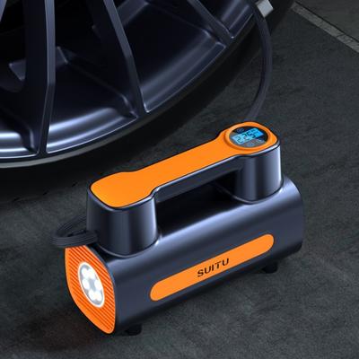 Arabaya monte şişirme pompası kablolu kablosuz akıllı araba şişirme pompası dijital ekran 12V kullanışlı lastik şişirme pompası