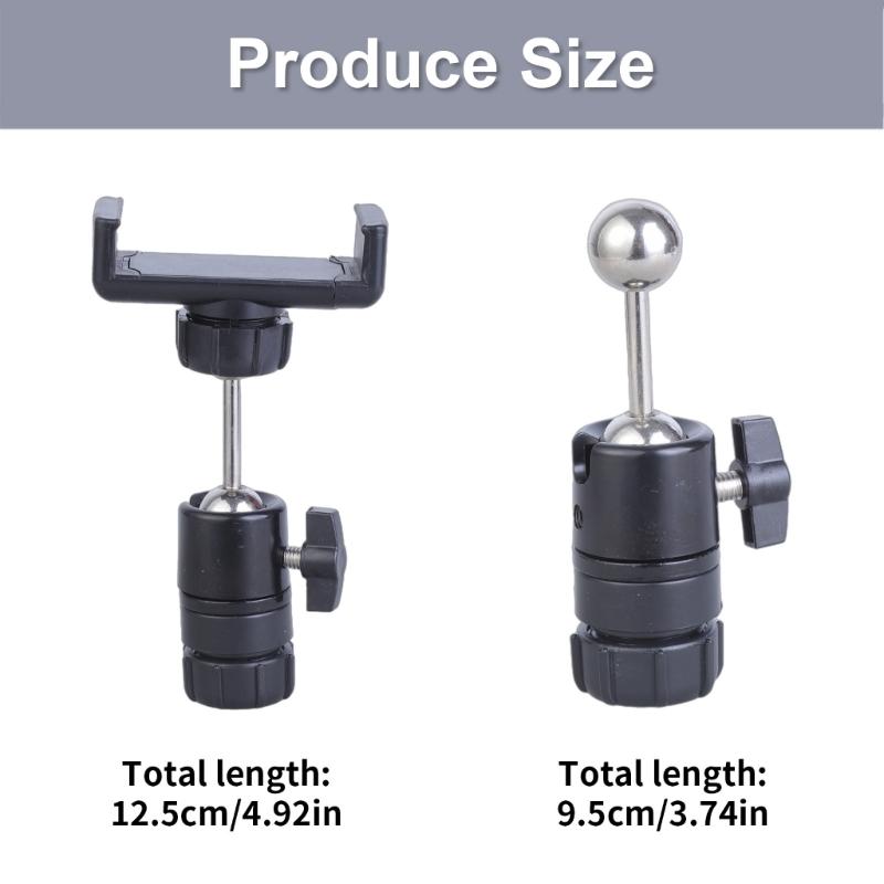 Upgrades 17mm Ball Head Extension Rod Female To Male Connector Simple Installation for Dashboard Camera & Phone Stand