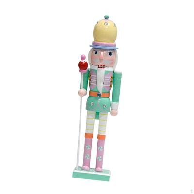 38cm Height Decorative Figurine, DIY Wooden Figure, Christmas Statue for Party Supplies, Centerpiece