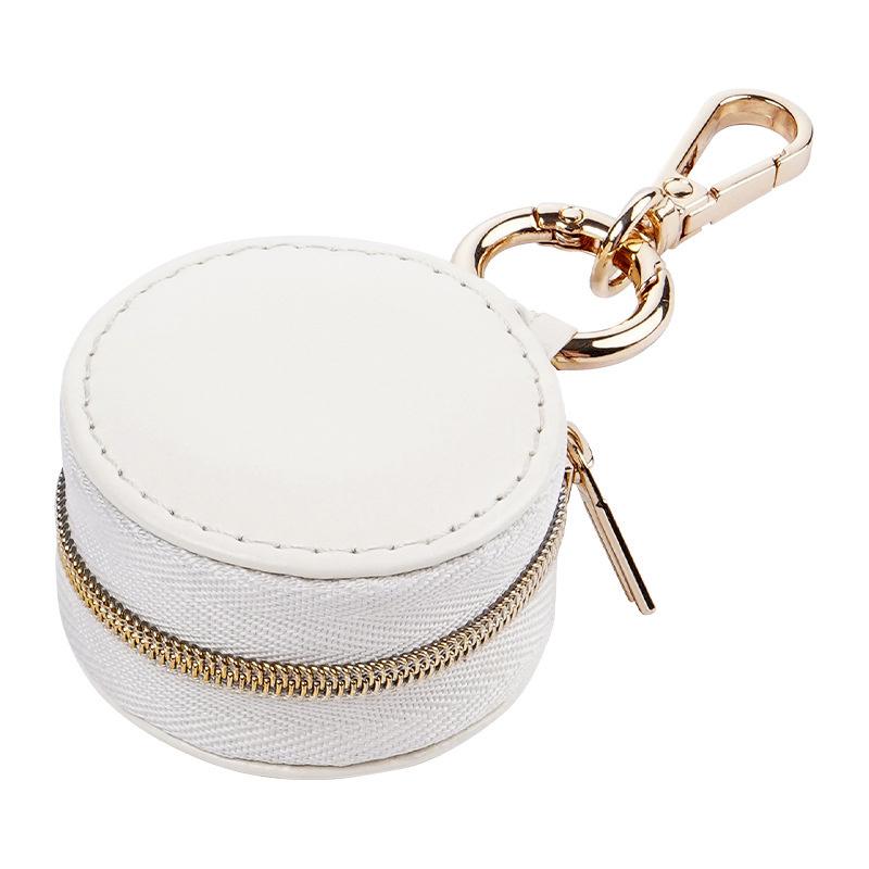 Mini Jewelry Storage Box Portable Travel Zipper PU Multi-Layer Earring Necklace Storage Case Ring Organizer Jewelry Display Case