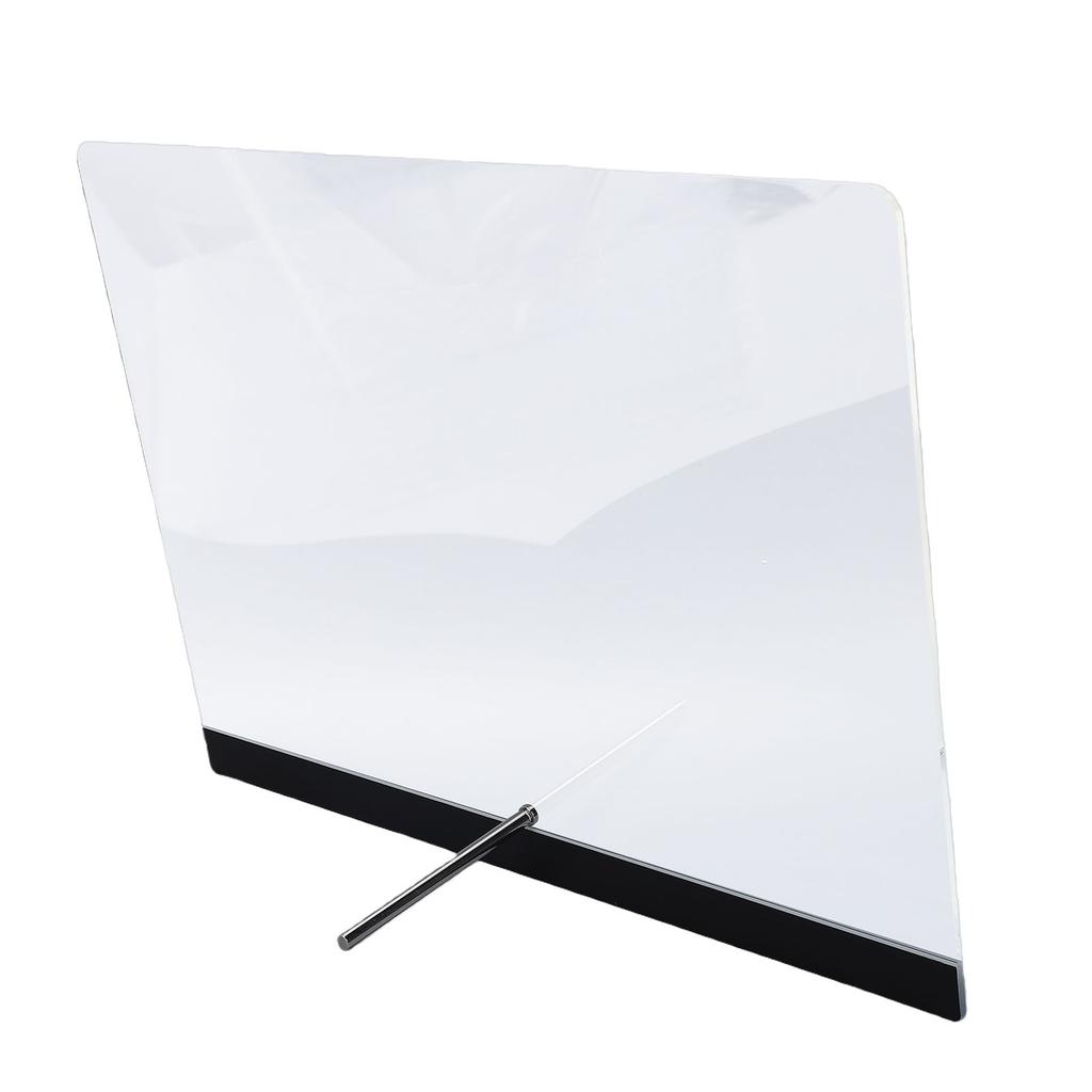LED Drawing Board 17 Inch Multifunctional Scratch Proof Acrylic Dry Erase Board with Bracket and 7 Markers