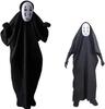 [BXINF] Faceless Monster Cosplay Costume with Gloves, Perfect for Halloween, School Festivals, Festivals, Photoshoots, and Christmas (115, for