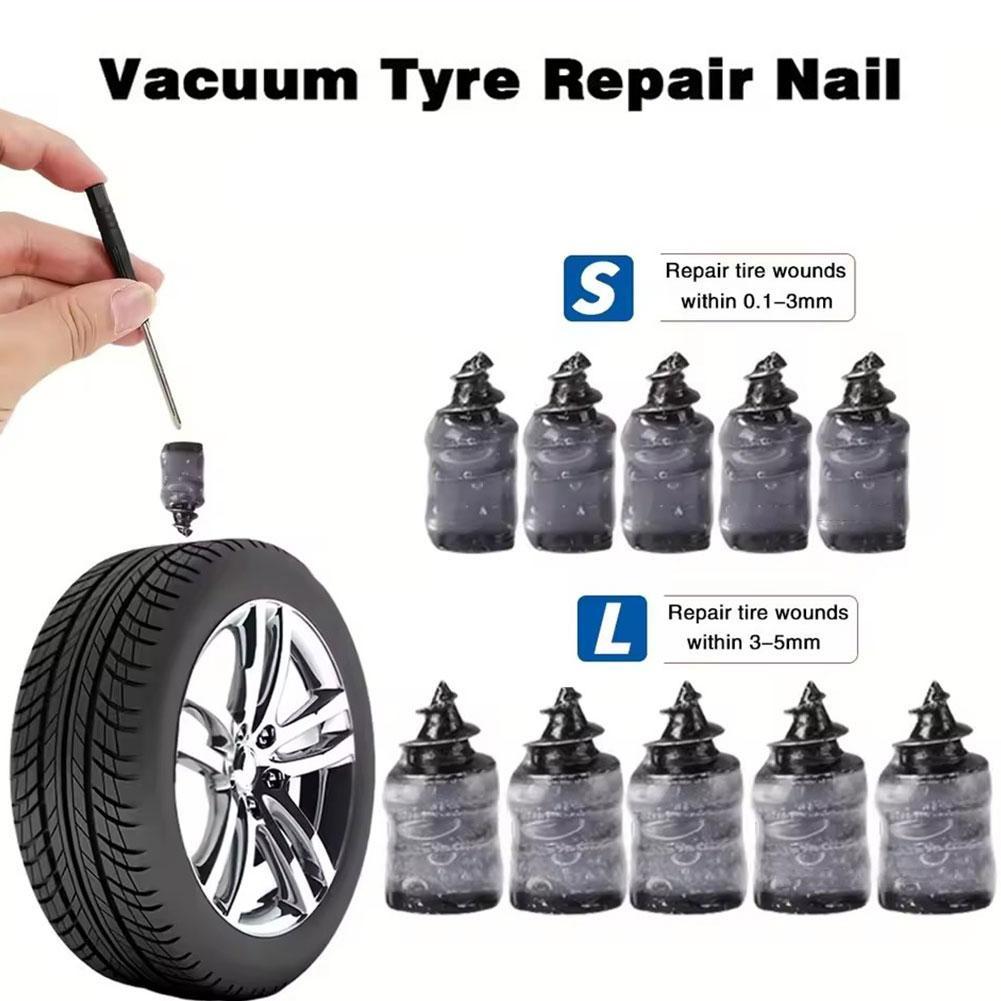 NEW Tire Repair Rubber Nail Auto Motorcycle Vacuum Self-Service Tyre Puncture Repair Screws Fast Tool for Car Truck Tractor M2O0