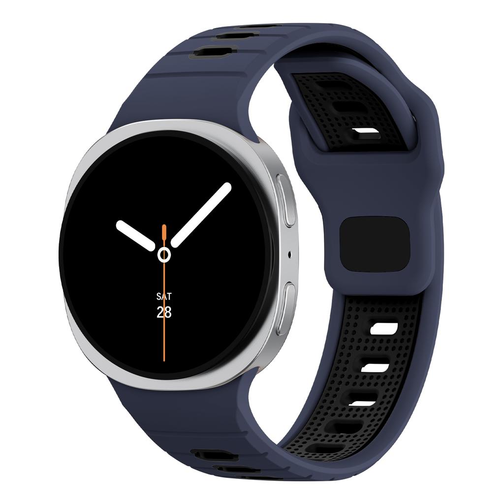 Two-Tone band for Samsung Galaxy Watch 8 strap 40mm 44mm 46mm sport silicone Breathable Bracelet correa Galaxy Watch 8 classic