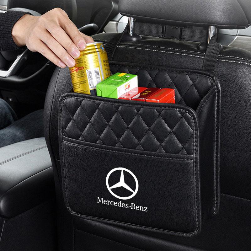 CRV1 Car Backseat Organizer Auto Multifunction Storage Bag For Mercedes Benz W203 W204 W205 W206 W212 CLK GLA C E S Class Accessories