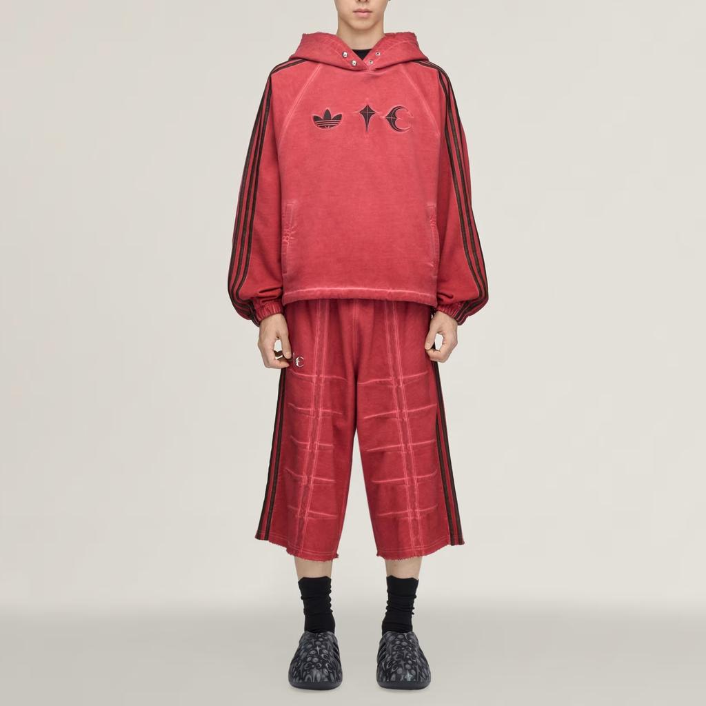 adidas Originals X Thug Club Striped Loose Soft Skin-Friendly Sports Shorts Unisex Shorts KF6911