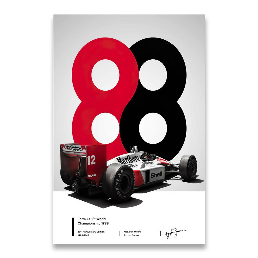 Ayrton Senna F1 Formel Legende Star Champion Rennwagen Poster Wandkunst Leinwanddrucke Vintage Malerei Für Heimzimmerdekor
