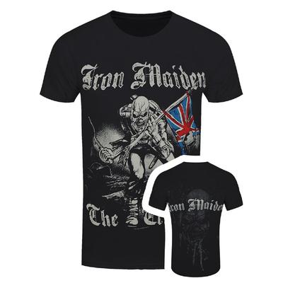 T-shirt nera unisex Iron Maiden Sketched Trooper Rock Band