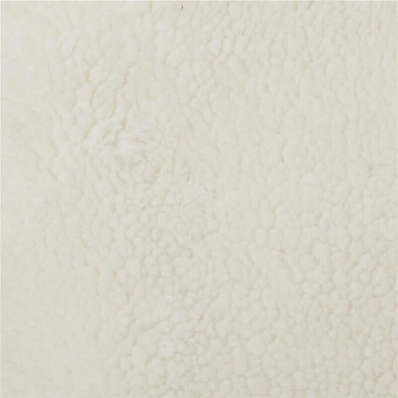 Puma Logo Print Vintage Faux Shearling Spliced Stand Collar Jacket Women Jacket White 846362-73