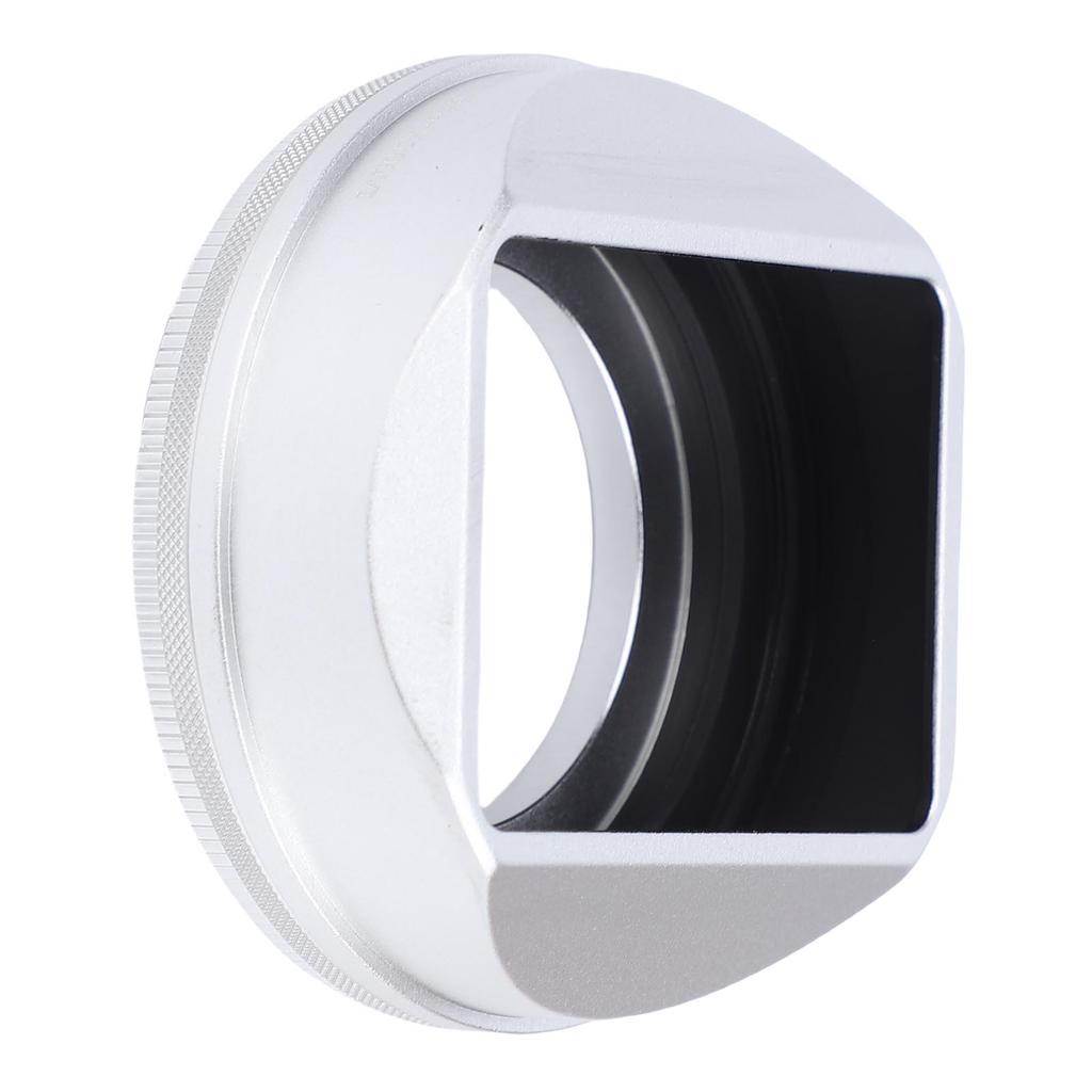   Metal Lens Hood Fit for Fuji X-E5  0VI Aluminium Alloy Retro Black Magnetic Camera Lens Shade
