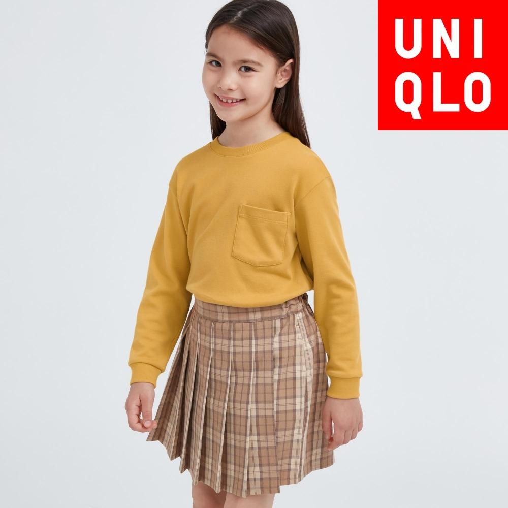 

UNIQLO JAPAN KIDS Soft Touch футболка с круглым вырезом и длинными рукавами