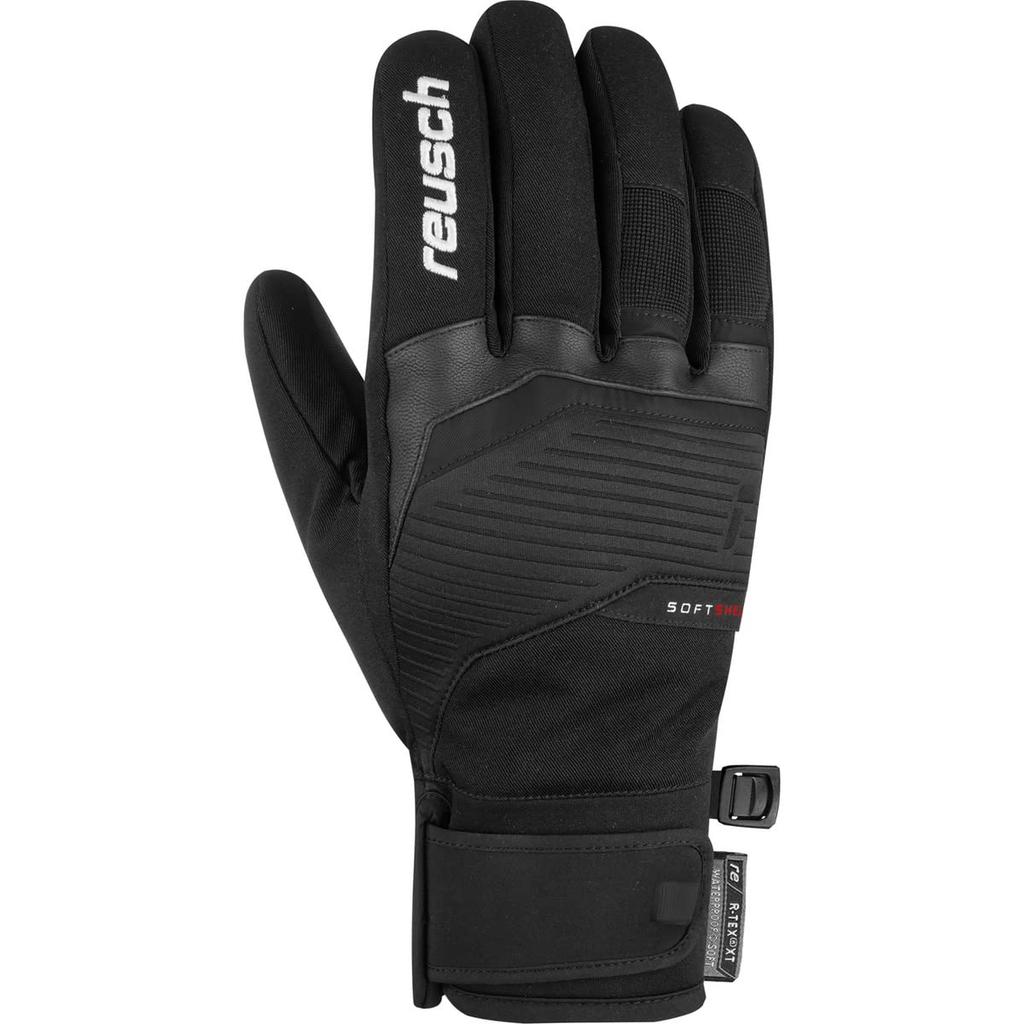 REUSCH VENOM R-TEX XT Ski and Snowboard Gloves (61012057701) (Black x White/Large/Men's)