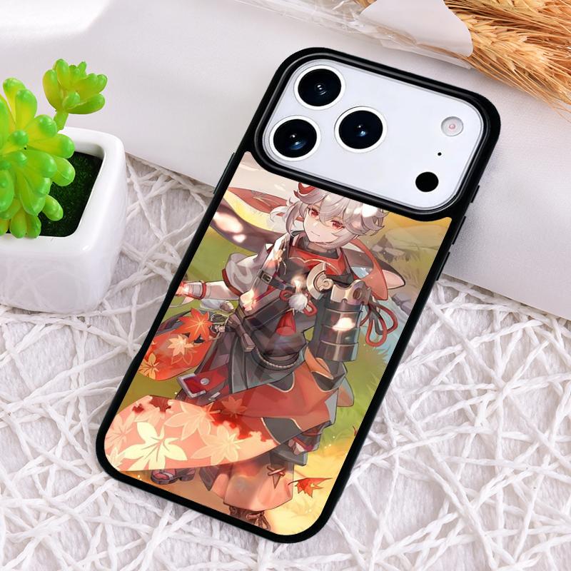 Kaedehara Kazuha Genshin Impact Phone Case for iPhone 17 Air 16 15 11 12 14 13 Pro Max Shockproof Cover