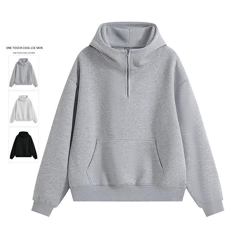

MEDE Unisex 380G Heavyweight Half-Zip Hooded Sweatshirt 2XL