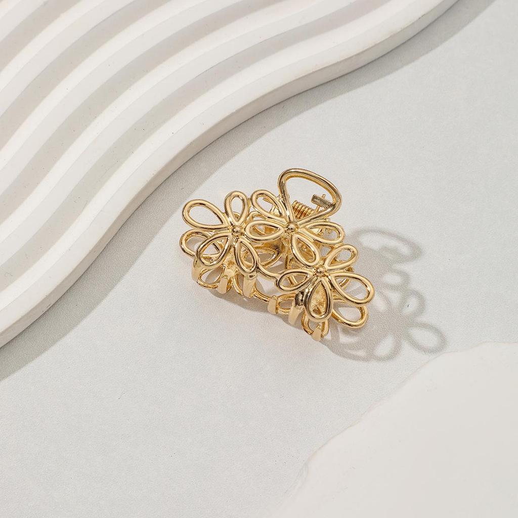High-End Alloy Butterfly Small Claw Hair Clip for Women - Elegant Half-Up Hairstyle Accessory
