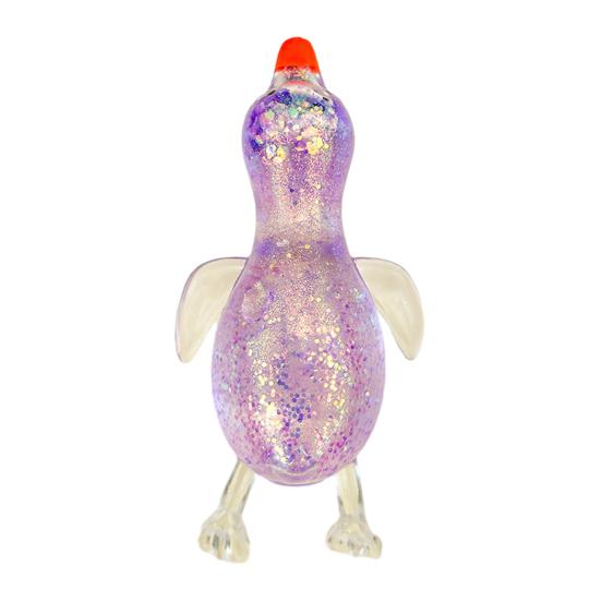 Glitter Cartoon Animal Sensory Fidget Toy for Adults Kids Cute Pig Duck Turtle Squeeze Toy for Stress Relief Easter Basket