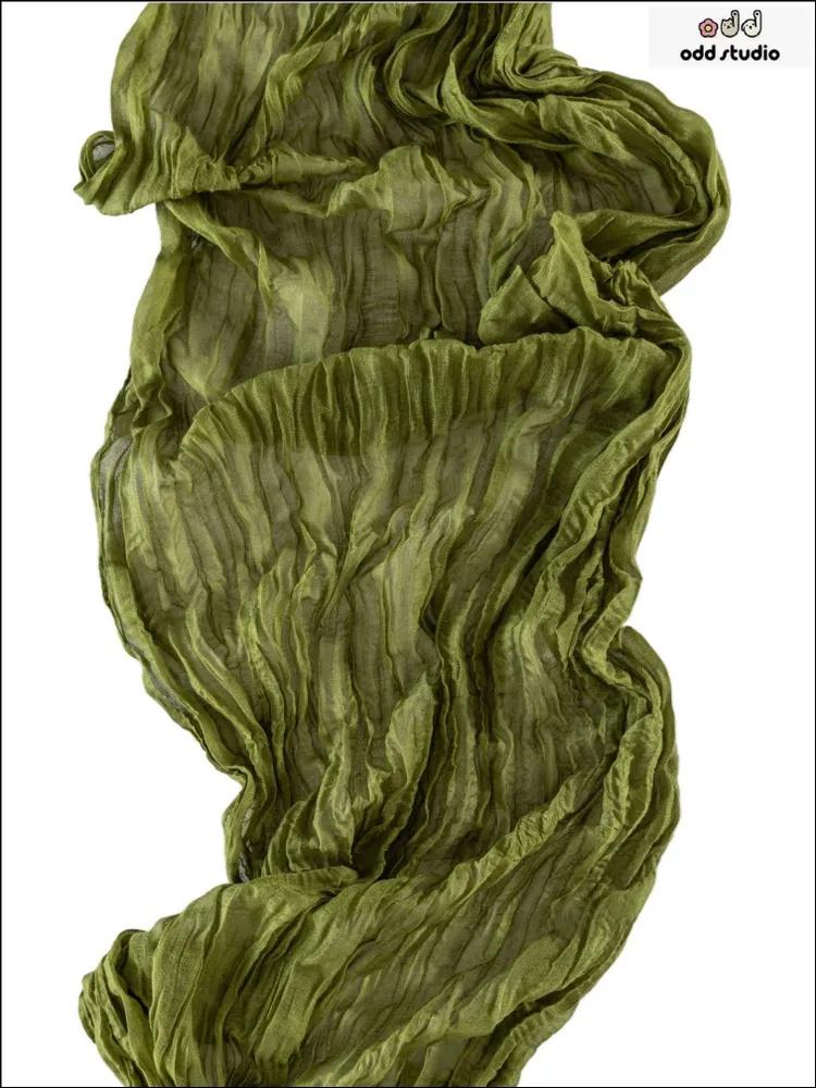 

90*300см Дорожка на стол, Плиссированная Бохо, Скатерть из балийской пряжи, Украшение для свадебной вечеринки One Size зелёный