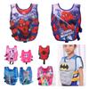Kids' Muscle Float Vest For Water Activities Cartoon Print Polyester Fabric