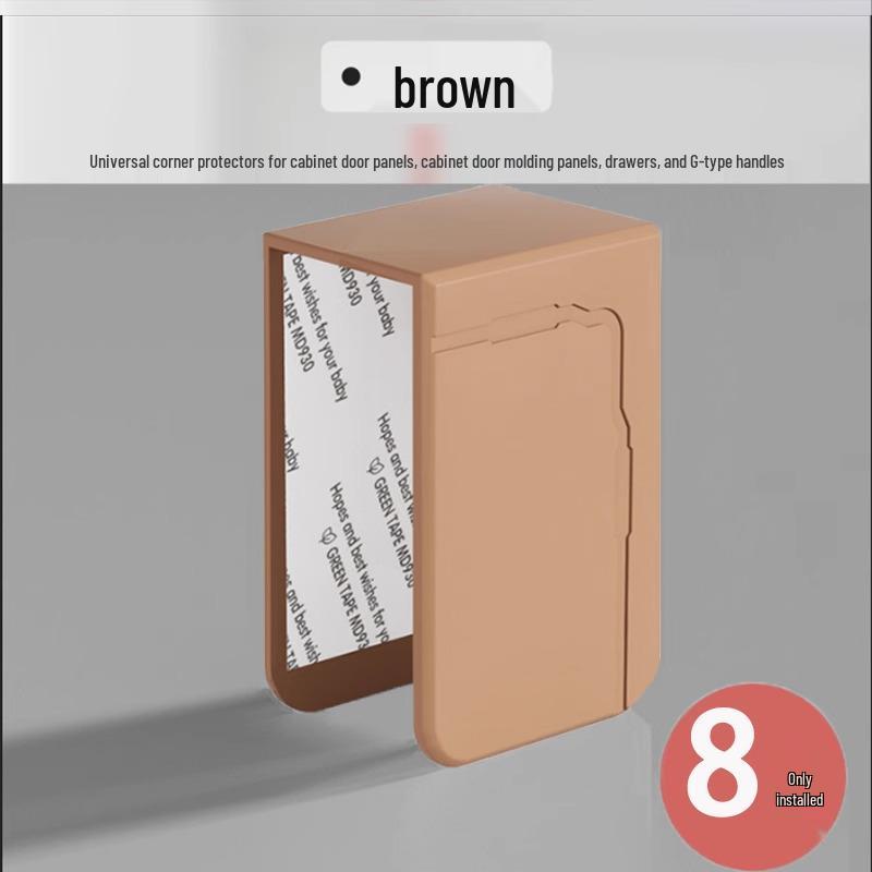 Anti-Collision Corner & Handle Protector for Cabinets, Wardrobes, and Tables