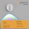 Kabellose LED-Wandleuchte mit verstellbarem Spot, Touch- und Fernbedienung, 3 Lichtmodi, keine Installation erforderlich – Perfekt für Schlafzimmer oder Flur.
