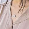 Natural Rainbow Moonstone Necklace, Silver Moonstone Necklace, Crystal Necklace for New Beginning, Boho Necklace, Bridesmaid Necklace