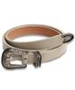 DOFFSEPT Western Cowhide Belt In Ivory