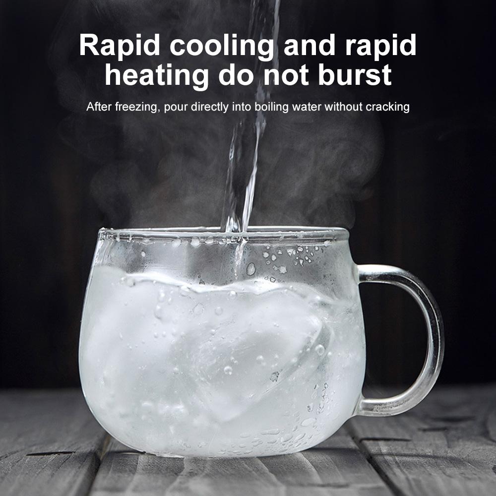 Creative Glass Tea Infuser Cup With Transparent Filter Heat Resistant Glass Tea Pot Tea Maker Rose Flower Tea Cup Office Mug