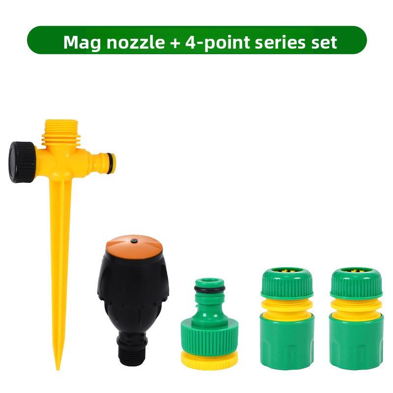 1pc Garden Sprinkler Rotating Lawn Sprinkler for Yard 360-DegreeAutomatic Rotating Head Lrrigation RotarySp Outdoor plastic