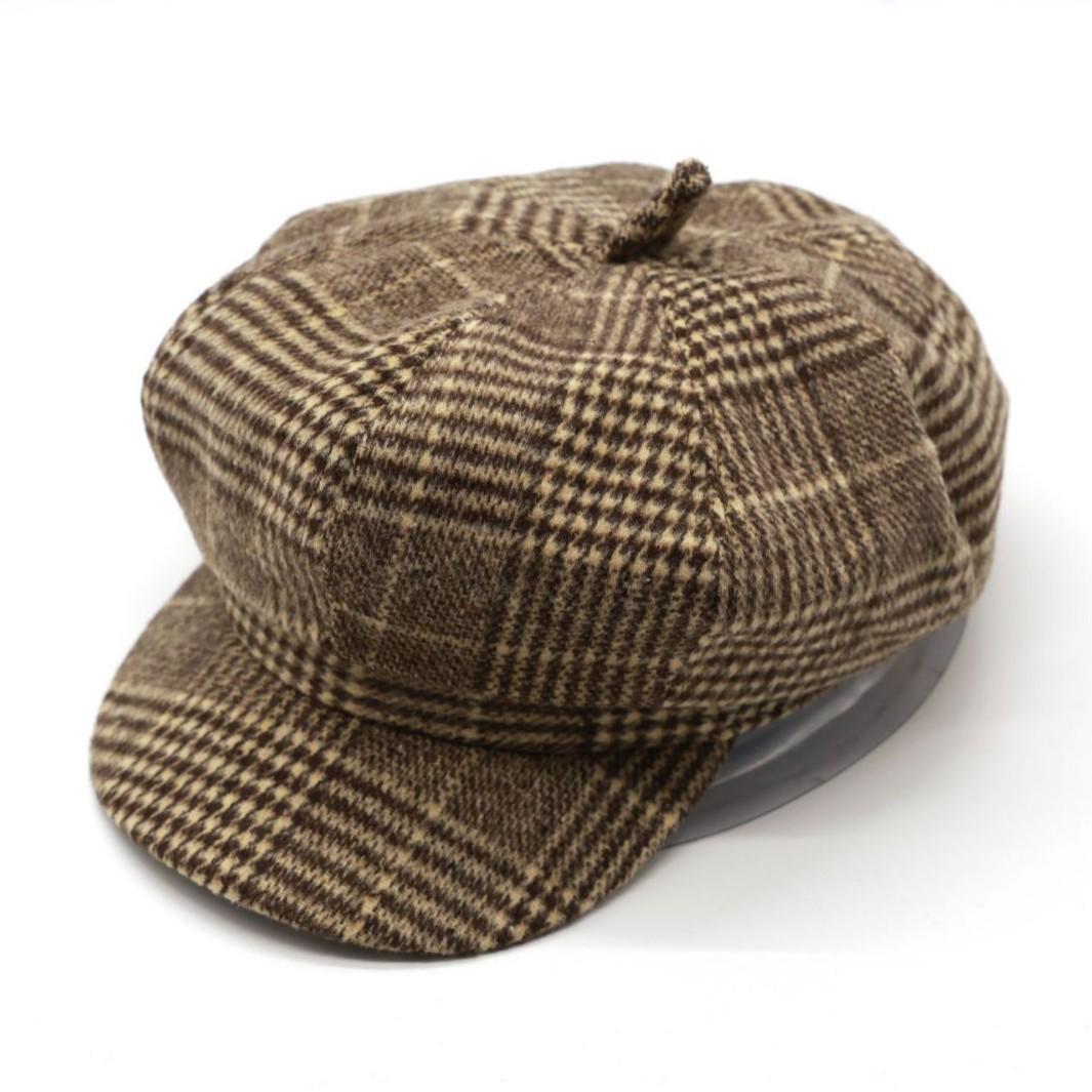 Женская восьмиклинка - Стильная, универсальная осенне-зимняя кепка для студентов и тех, кто ездит на работу хаки