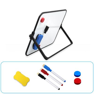 Magnetische Whiteboard mit Ständer Desktop Doppelseitige Whiteboard mit Markern Radiergummi Magneten für Zuhause Büro Schule Kinder Zeichnen