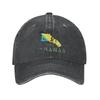 Welt ist Groß Klassisch Retro Baseballkappe Snapback Papa Trucker Schirmmütze Erwachsener Jeanshut Mode Gewaschene Kappe Reine Baumwolle Unisex Damen