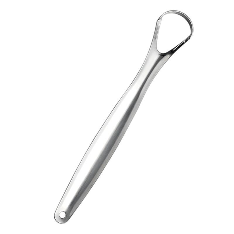 New Portable Tongue Coating Cleaning Brush Stainless Steel Tongue Scraper Deodorant Artifact Cleaning Tongue Coating Oral Tools