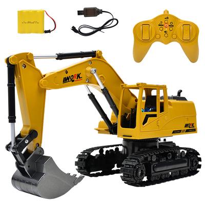 Octave, Alloy Excavator 1:24 Wireless Remote Control Excavator, Children'S Charging Remote Control Car Toy