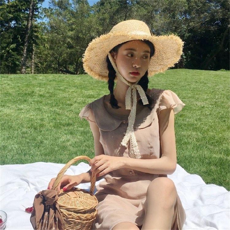 Light Weight Straw Hat Windproof Protecting Hat Multifunctional Comfortable Hat for Various Event